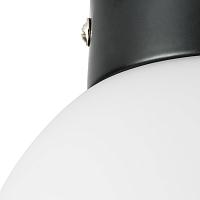 люстры 812017 (mx8131-1b-s ) люстра globo 1х40w e14 matt black/white (в комплекте), доставка по Казахстану 