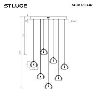Дополнительная картинка SL6017.101.07 Светильник подвесной ST-Luce WATERFALL