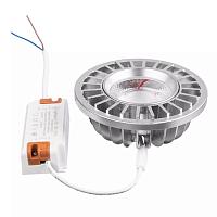940162 Лампа LED 220V AR111 28W=280W 2100LM 35G SMD 3000K 20000H (в комплекте) купить в Алматы svet.kz