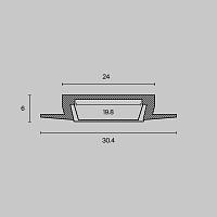Дополнительная картинка Комплектующие к светодиодной ленте Technical ALM003S-2M
