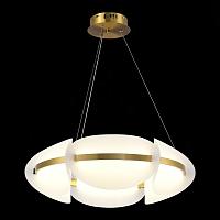 sl1304.203.45 подвесной светильник st-luce золотистый/белый led 1*45w 3000k etoile, доставка по Казахстану 