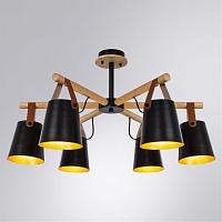 Дополнительная картинка Светильник потолочный Arte Lamp THOMAS A7032PL-6BK