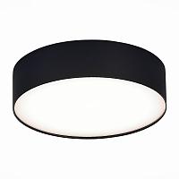 люстры st606.442.27 светильник потолочный черный led 1*27w 4000k 2 340lm ra>85 120° ip20 d220xh55 185-265v, доставка по Казахстану 