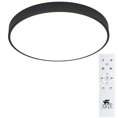 люстры потолочный светодиодный светильник arte lamp arena a2672pl-1bk, доставка по Казахстану 