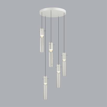люстры 5058/25lb pendant odl24 325 подвесной светильник led 5*5w 3000k scrow, доставка по Казахстану 