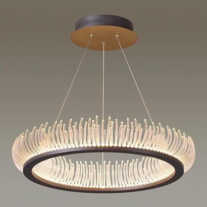 подвесной светодиодный светильник odeon light fire ring 3863/61l, доставка по Казахстану 