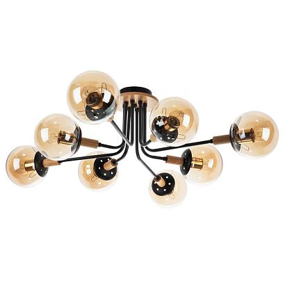 люстры потолочная люстра arte lamp oxford a2716pl-8bk, доставка по Казахстану 