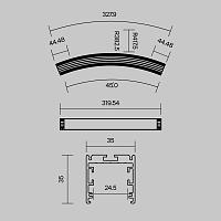 Комплектующие к светодиодной ленте Led Strip ALM-3535R-B-D-45°-0.8M купить в Алматы svet.kz