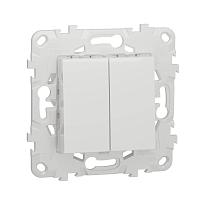 Переключатель двухклавишный перекрестный Schneider Electric Unica New NU521518 
