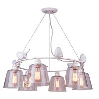 Дополнительная картинка Подвесная люстра Arte Lamp Passero A4289LM-6WH