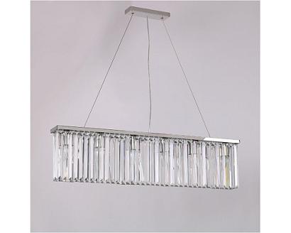 newport 10110 10116/s new , подвесной светильник, nickel clear crystal l90*8*h21.5/221.5 cm e14 6*60w, доставка по Казахстану 