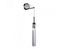NEWPORT 4520 4521 L/A black glossy , Бра , Black glossy Clear crystal L10*H35/49*SP18,5 cm G9 1*60W