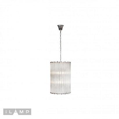 подвесная люстра ilamp manhattan md0266-6 silver, доставка по Казахстану 