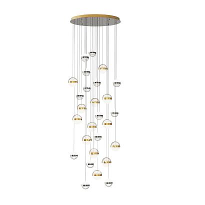 люстры 5037/232l l-vision odl24 389 подвесной светильник led 232w 4000k 11250лм roni, доставка по Казахстану 