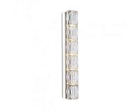 NEWPORT 8240 8248/A , Бра, Chrome Clear crystal L6,5*H46*Sp8,5 cm G9 5*25W