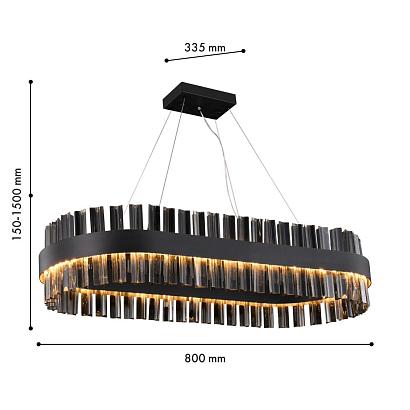 люстры подвесная люстра marquis 4262-8p, доставка по Казахстану 