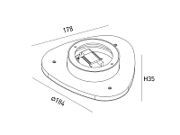 Дополнительная картинка ML-TR184-WH-WW  Бра декоративное ML-TR