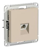 Розетка компьютерная AtlasDesign RJ45 кат. 5Е механизм песочн. SE ATN001283 