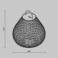 Уличный переносной аккумуляторный светильник Outdoor O530FL-L5B3K Plet
