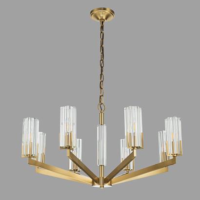 люстры люстра подвесная belfast malone 6035-8 br cl, доставка по Казахстану 