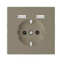 Розетка компьютерная USBx2 Schneider Electric Merten D-Life MTN2366-6033 