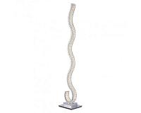 NEWPORT 8240 8240/FL chrome , Торшер , Chrome Сlear crystal L25*25*H140 cm LED strip 42W 3100K 4200 купить в Алматы svet.kz