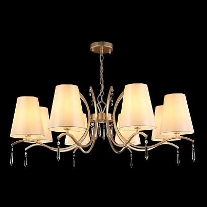 люстра crystal lux renata sp8 gold crystal lux 3591/308, доставка по Казахстану 