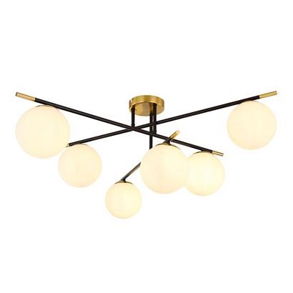 люстры потолочный светильник arte lamp alcor a2224pl-6bk, доставка по Казахстану 
