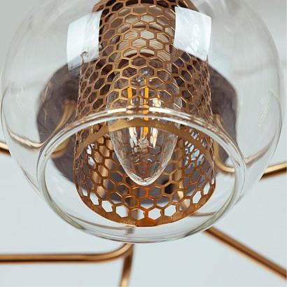 люстры потолочный светильник arte lamp manchester a7045pl-6bk, доставка по Казахстану 