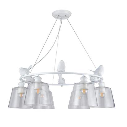 люстры подвесная люстра arte lamp passero a4289lm-6wh, доставка по Казахстану 