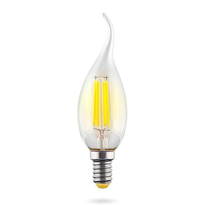 Лампа светодиодная филаментная Voltega E14 6W 4000К прозрачная VG10-CW1E14cold6W-F 7018 купить в Алматы svet.kz