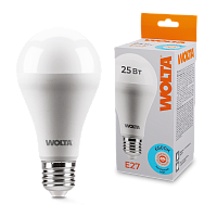 Дополнительная картинка Светодиодная лампа WOLTA 25W67BL25E27  Груша  A67 25Вт 2100лм 6500К Е27 1/50