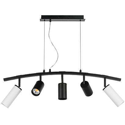 люстры lr735862373 люстра rullo 5х50w gu10 черный - белый  571735 - 214437-3 - 214486-2, доставка по Казахстану 