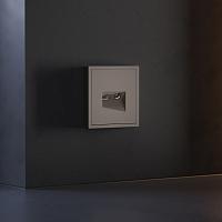 Накладка для розетки TV+RJ45 кат. 6, S70 (капучино) 
