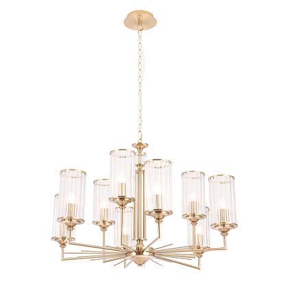 люстры люстра crystal lux gloria sp9 brass crystal lux 1910/309, доставка по Казахстану 