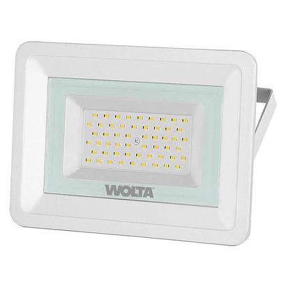 Светодиодный прожектор WOLTA WFL-50W/06W 50Вт 5700К IP65 4500лм белый 215*206*35 IP65 1/10