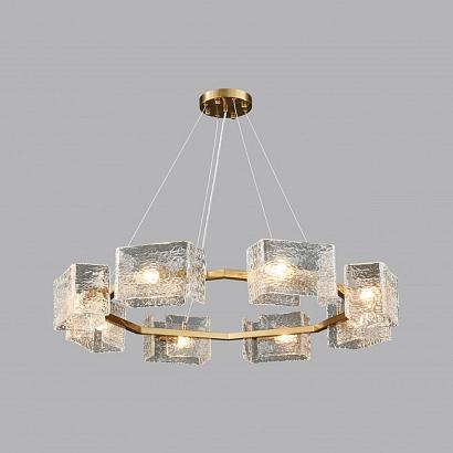 подвесная люстра ilamp dallas 2078-d890 br, доставка по Казахстану 