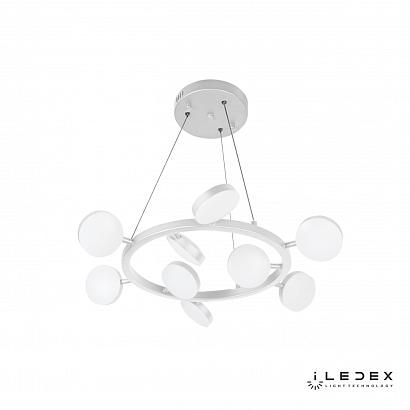 люстры подвесная светодиодная люстра iledex totes fs-016-d9 63w wh, доставка по Казахстану 