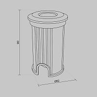 Дополнительная картинка Встраиваемый светильник Outdoor O044DL-L1S3K3
