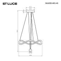 Дополнительная картинка SL6209.403.40 Светильник подвесной ST-Luce ORIONE