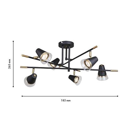люстры потолочная люстра f-promo trandy 4618-6c, доставка по Казахстану 