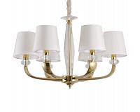 newport 11600 11606/c gold , люстра, champagne  gold clear crystal shade beige d65*h45/145 cm e14 6*, доставка по Казахстану 