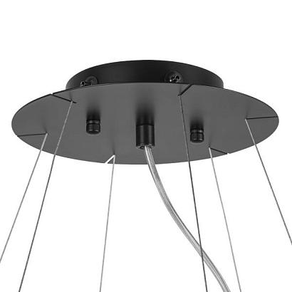 люстры 802167 (nubi-d6a) подвес nubi 6х40w e27 черный матовый/белый (в комплекте), доставка по Казахстану 