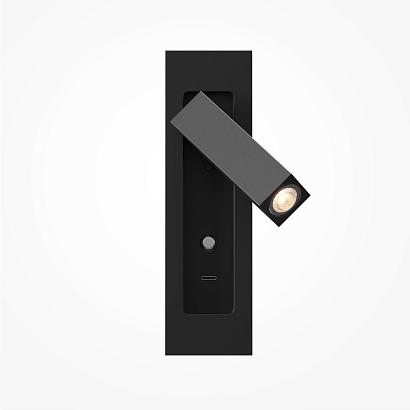 С 1 плафоном на стену Настенный светильник (бра) Maytoni MOD495WL-L3B3K1 Axiom, доставка по Казахстану 