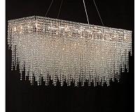 newport 10900 10932/c , люстра, chrome clear crystal l140*45*h60 cm g9 28*60w, доставка по Казахстану 