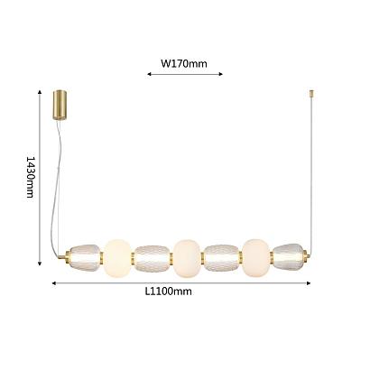 подвесной светильник bella 4057-3p, доставка по Казахстану 