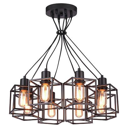 подвесная люстра lussole loft lsp-9541, доставка по Казахстану 