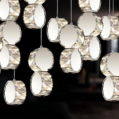 светильник подвесной crystal lux 1191/201, доставка по Казахстану 