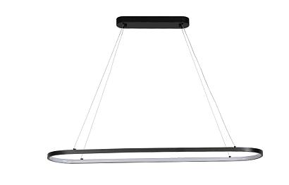 светильник подвесной crystal lux светильник подвесной proximo sp42w led l1100 black crystal lux 3530/242, доставка по Казахстану 