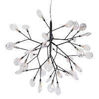 светильник подвесной crystal lux evita sp36 black/transparent crystal lux 1690/236, доставка по Казахстану 